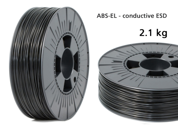 ABS-EL Filament ESD 2.1kg 1.75mm conductive black